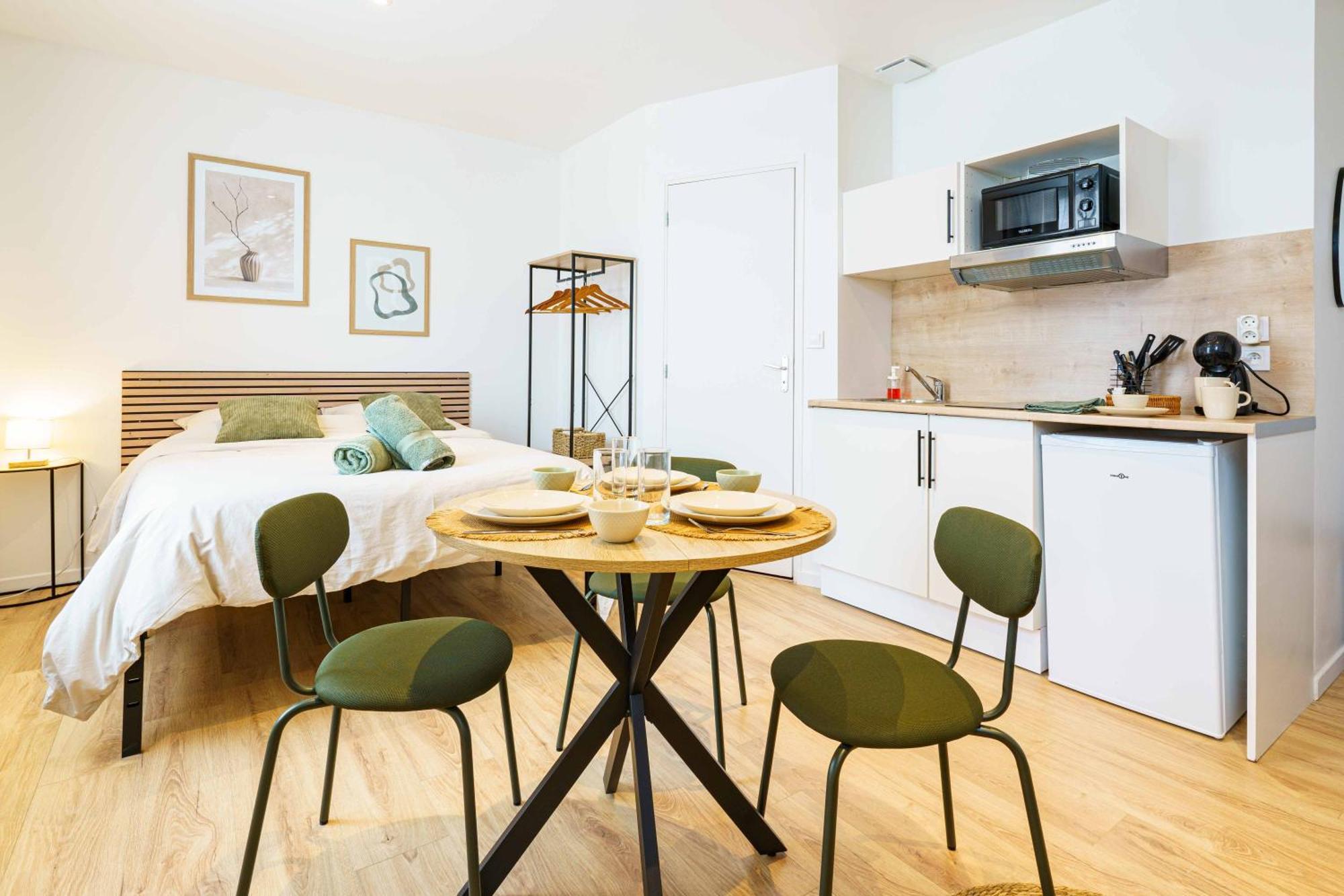Studio Elegant 3 Pers Wifi Saint-Quentin  Eksteriør billede